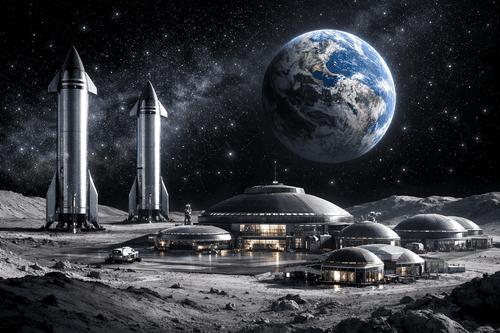 Musk ABANDONS Mars for Moon Base