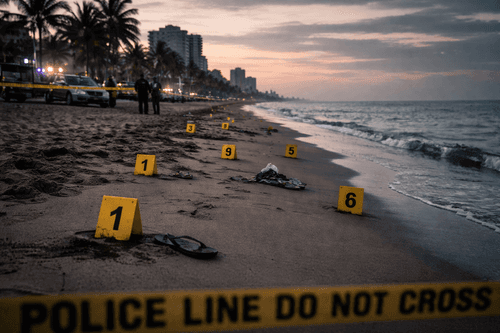 Florida Man Held in Beach Death Case